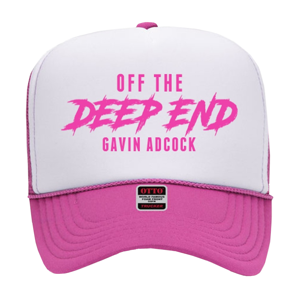 Pink Off the Deep End Trucker Hat